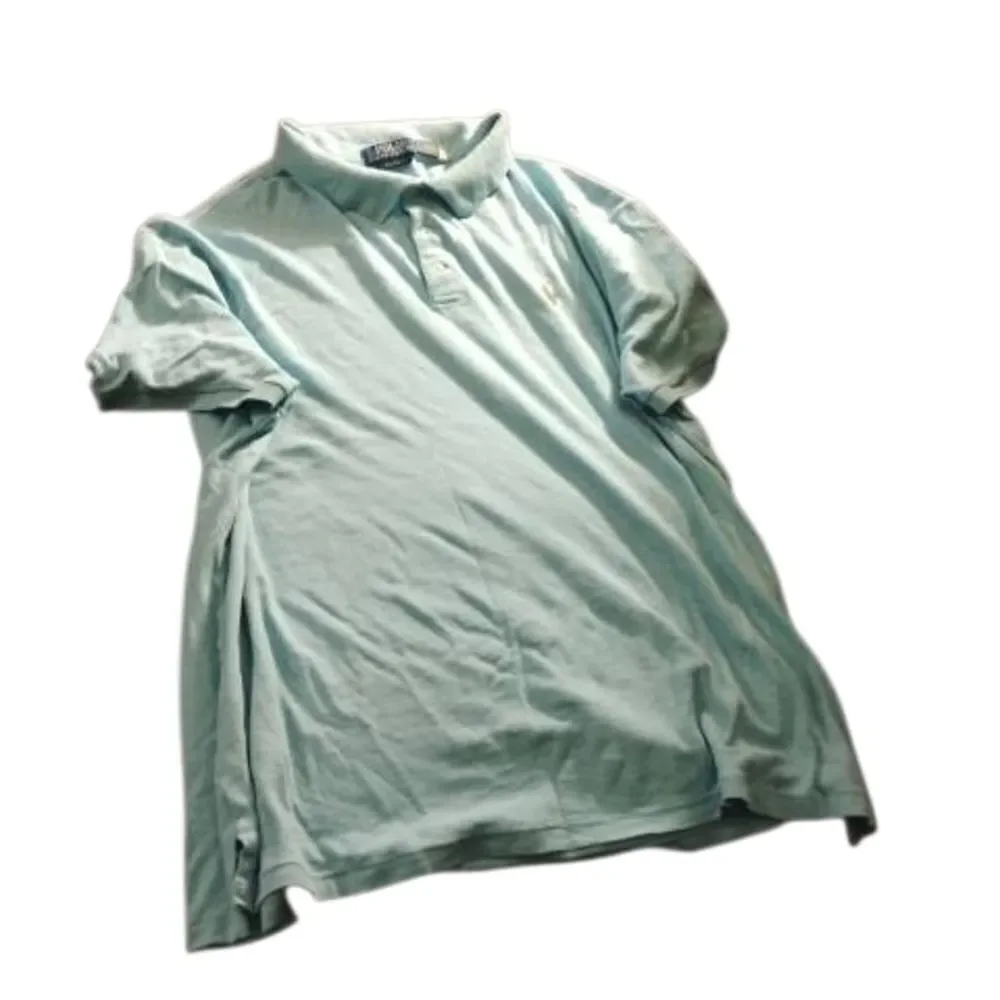 Polo by Ralph Lauren Light Turquoise Polo Shirt(Lint Under Both Armpits) (7)